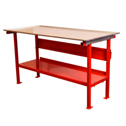 QSP-TD-100 Transmission Tear-Down Work Bench with Drain 12ga Stainless Steel Top and off-set drain lip on all sides