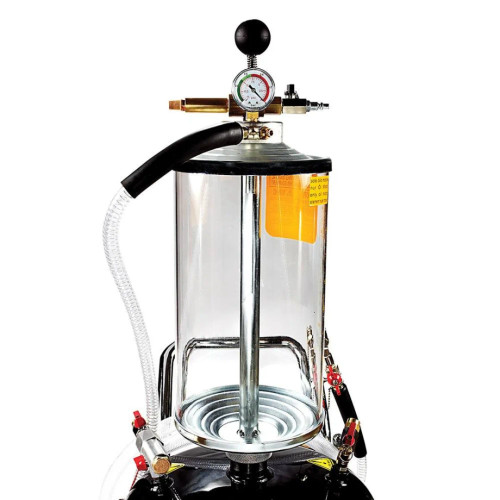 John Dow Industries JDI-20COMBO-B 20-Gallon Combination Fluid Evacuator and Oil Drain with Transparent Bowl