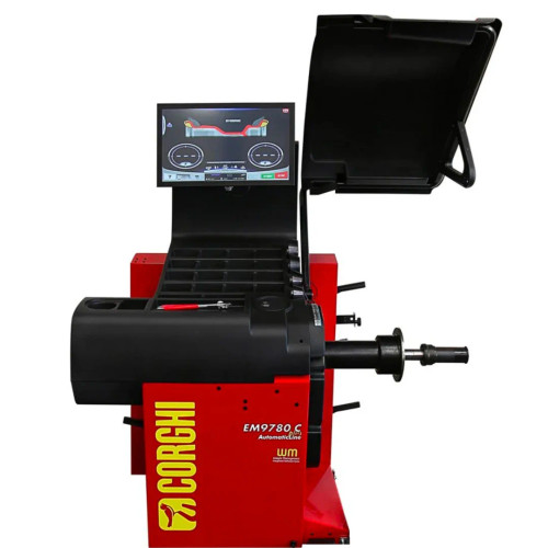 Corghi EM9780-C 3D Balancer Close & Go Auto locking Opt Diagnostics