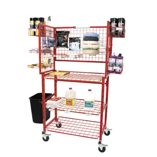 Innovative I-MCDC Mobile Detailer Materials Supply Cart