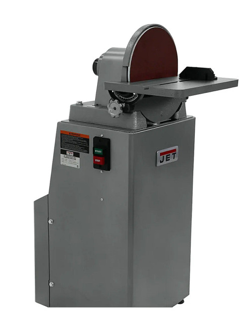 JET Tools J-4400A, 12" Industrial Disc Finishing Machine 115/230V 1Ph