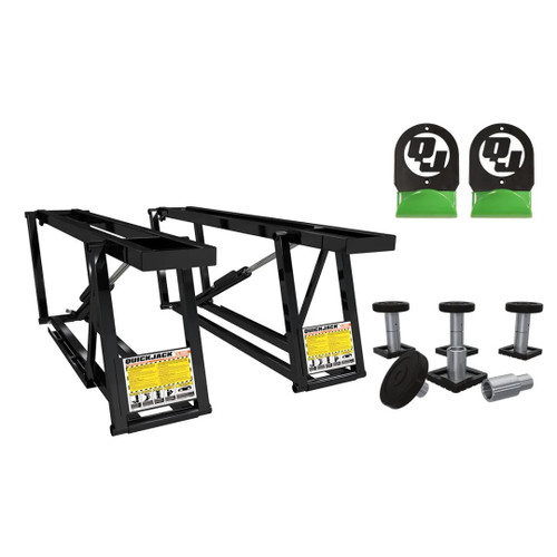 Quickjack 8000TLX-110V Lift + Hangers + SUV Adapter Set Package