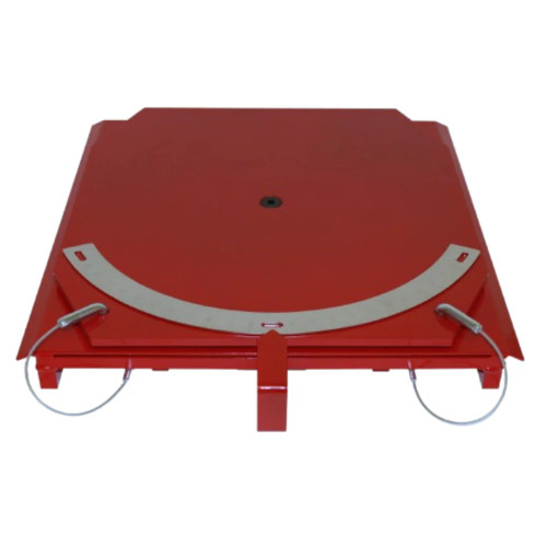 QSP-25-24-P (2) Heavy-Duty Truck Turnplates with POINTER (RED)