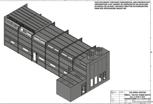 RGI VECTOR T Cargo Truck Spray Booth