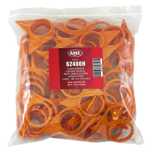 AME 62400H 33mm CheckMate, High Temp Loose Wheel Nut Indicator Sold in 100