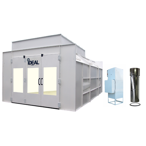 iDEAL PSB-SEMIDD26B Semi Down Draft Paint Booth Package