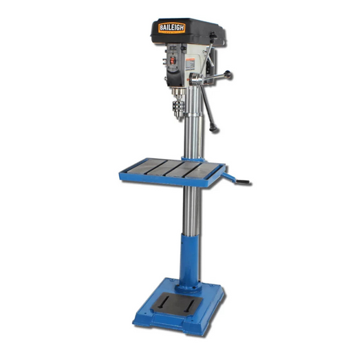 Baileigh DP-2012F-HD-V2 110V 20in. Floor Drill Press 12 Spindle Speeds. 16.5in. x18.5in. Table MT4